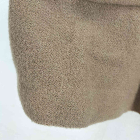 トゥモローランド TOMORROWLAND ウールナイロン ファーフーデッド ロングコート レディース JPN:38